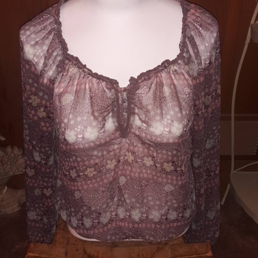 Fun and flowy Sheer top